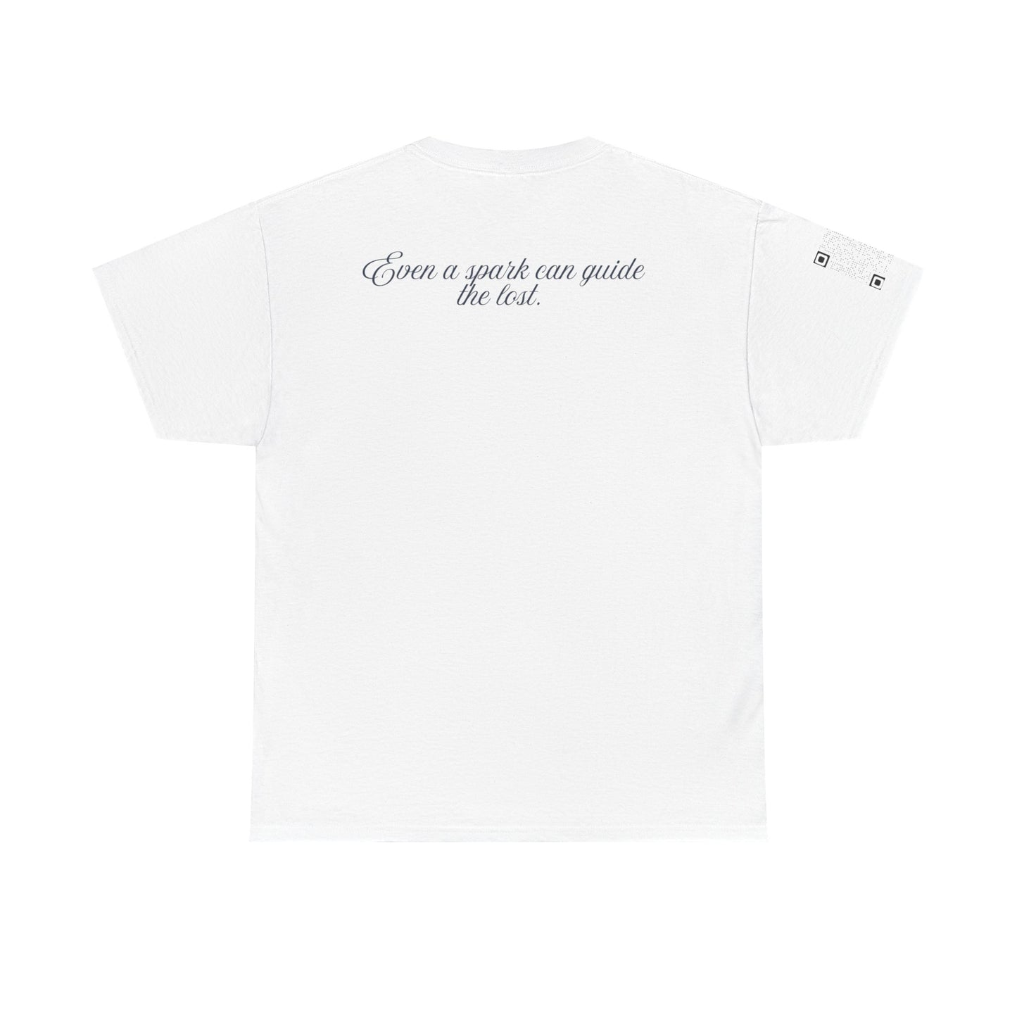 "Even a spark can guide the lost."