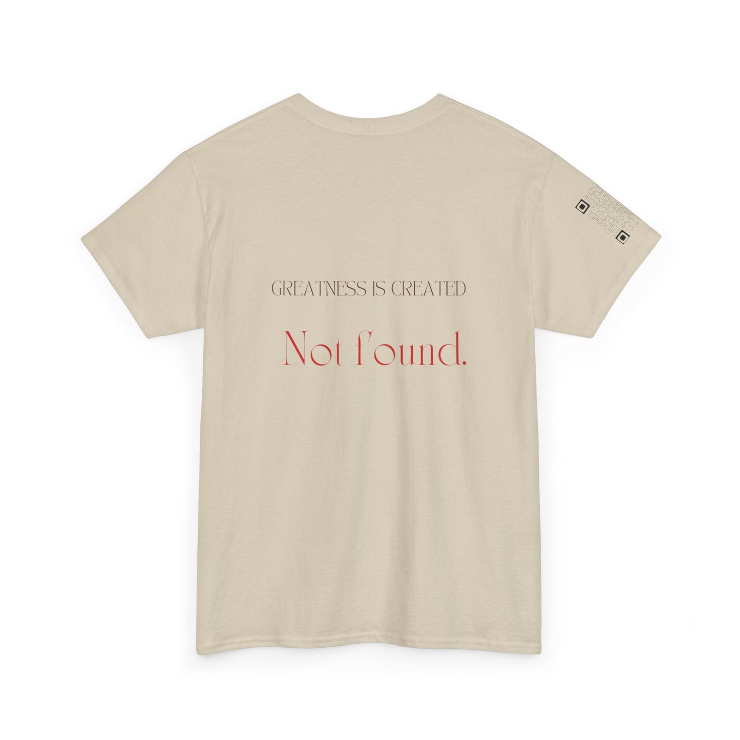 "Greatness is created, not found."