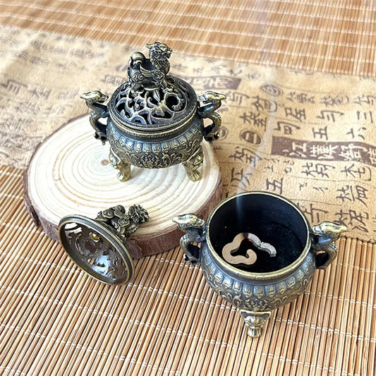 Vintage Alloy Incense Burner