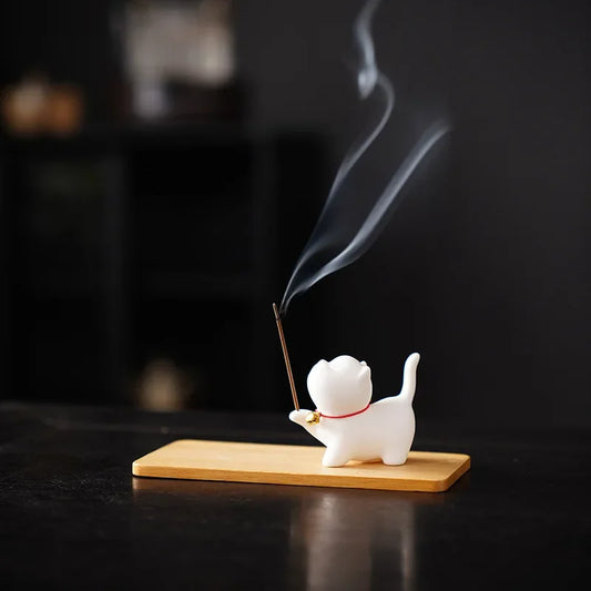 Cat Incense Holder