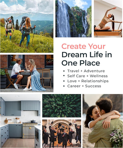 Vision Board Book Magazines with 1000+ Images – Scrapbook Supplies, Crafts for Adults, Clip Board, Junk Journal Supplies, Journaling Supplies, Board Books, Scrapbooking Supplies, Art Kit
